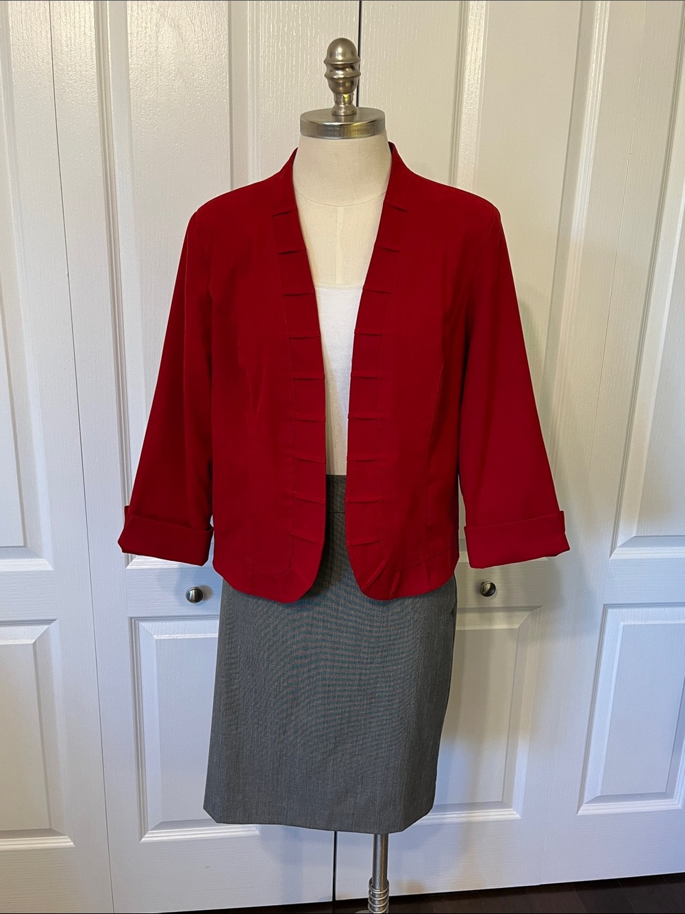 Dress barn red blazer